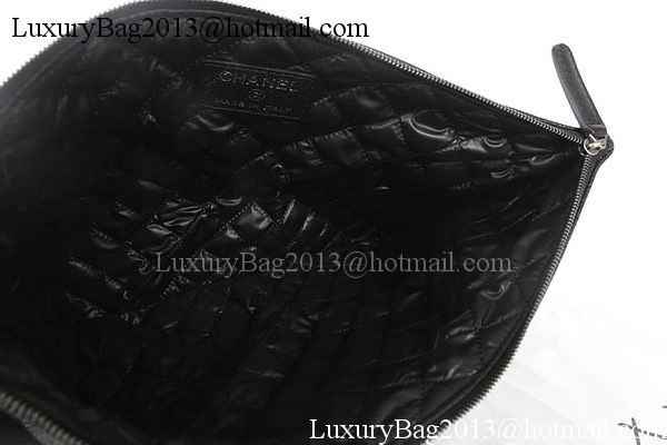 Boy Chanel Cannage Pattern Clutch A69254 Black