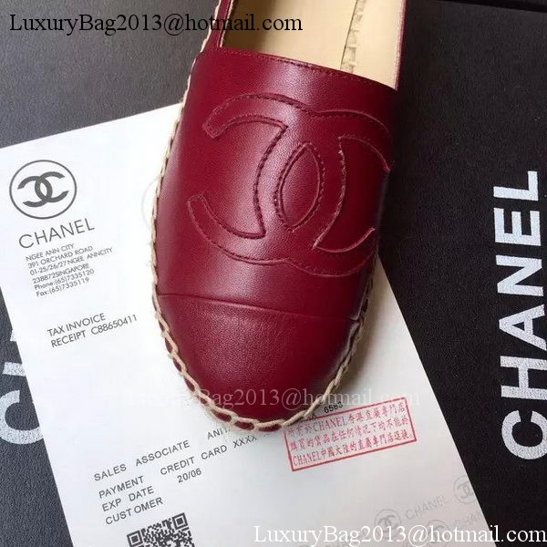 Chanel Espadrilles CH1511 Red