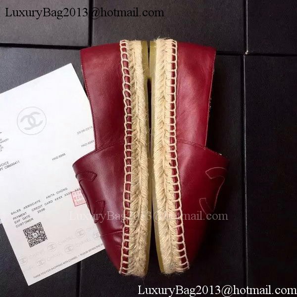 Chanel Espadrilles CH1511 Red