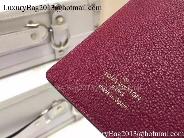 Louis Vuitton Monogram Empreinte SARAH WALLET M61184 Purple