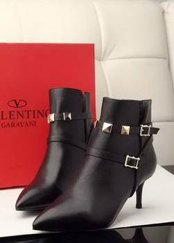 Valentino Ankle Boot Leather VT635 Black