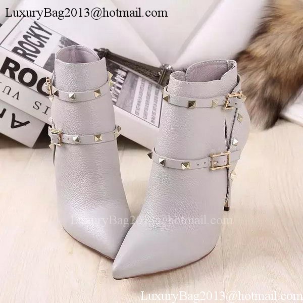 Valentino Ankle Boot Leather VT643 Grey