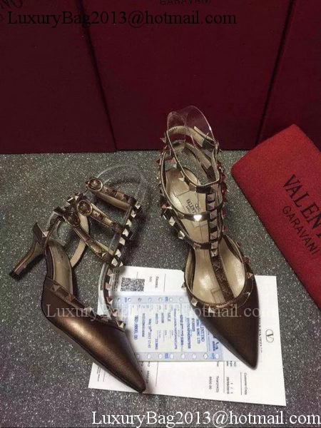 Valentino Leather Pump VT584 Bronze