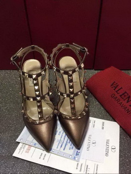 Valentino Leather Pump VT586 Bronze