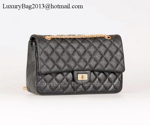 Chanel Classic Flap Bag Black Calfskin Leather A30226 Gold