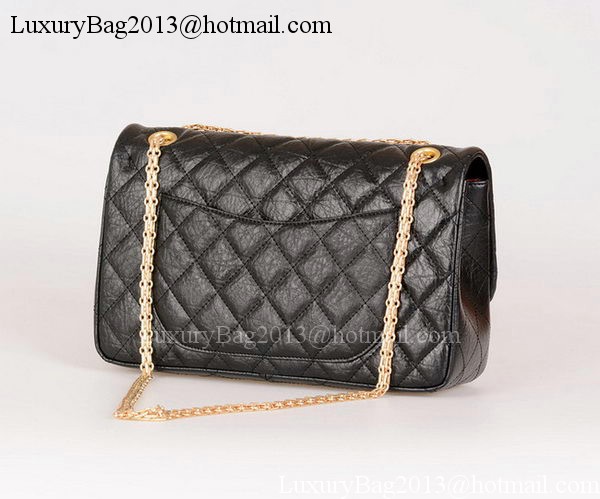 Chanel Jumbo Classic Flap Bag Black Calfskin Leather A28668 Gold