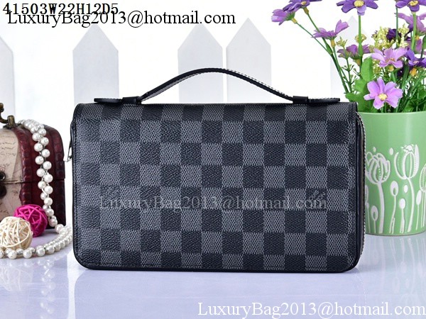 Louis Vuitton Damier Gaphite Canvas ZIPPY XL WALLET N41503