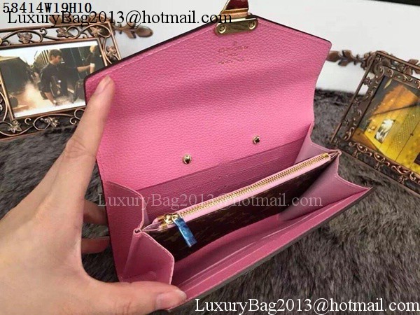 Louis Vuitton Monogram Canvas PALLAS WALLET M58414 Pink