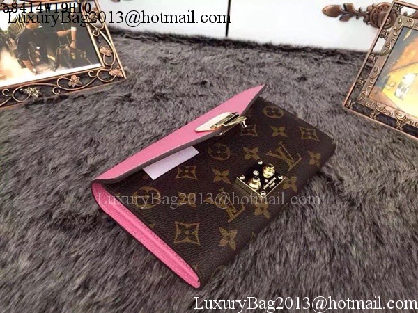 Louis Vuitton Monogram Canvas PALLAS WALLET M58414 Pink