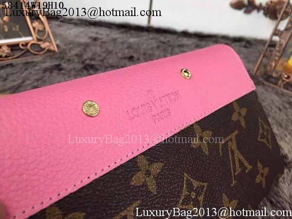 Louis Vuitton Monogram Canvas PALLAS WALLET M58414 Pink