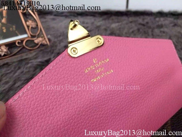 Louis Vuitton Monogram Canvas PALLAS WALLET M58414 Pink