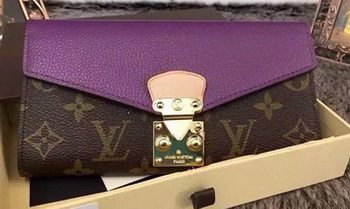 Louis Vuitton Monogram Canvas PALLAS WALLET M58414 Purple