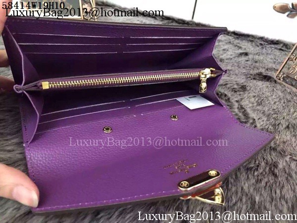 Louis Vuitton Monogram Canvas PALLAS WALLET M58414 Purple