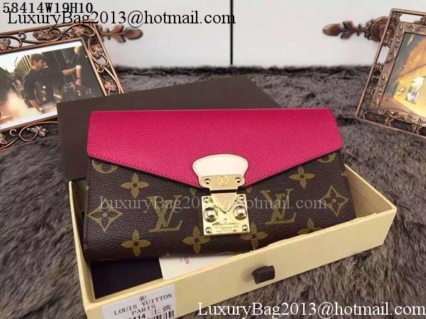 Louis Vuitton Monogram Canvas PALLAS WALLET M58414 Rose