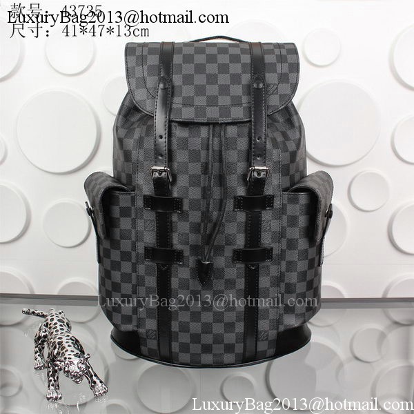 Louis Vuitton Monogram Damier Ebene Graphite CHRISTOPHER PM M43735