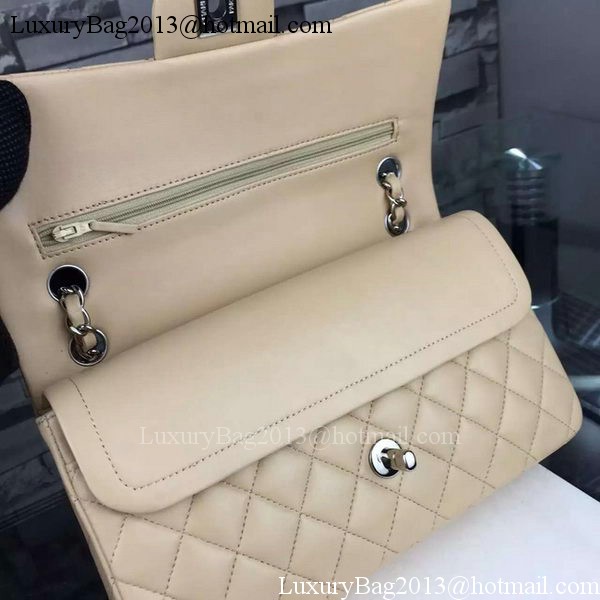 Chanel 2.55 Series Flap Bag Lambskin Leather A5024 Apricot