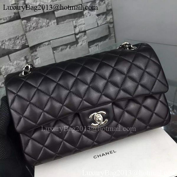 Chanel 2.55 Series Flap Bag Lambskin Leather A5024 Black