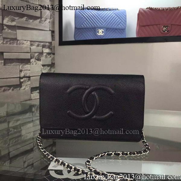 Chanel Flap Shoulder Bag Cannage Pattern A5373 Black