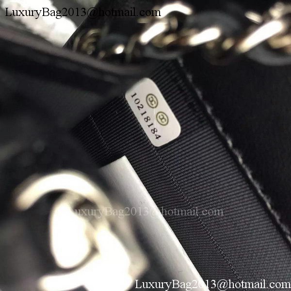 Chanel Flap Shoulder Bag Cannage Pattern A5373 Black