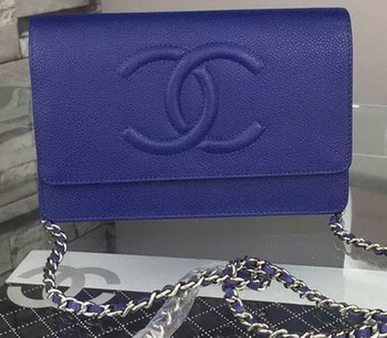 Chanel Flap Shoulder Bag Cannage Pattern A5373 Blue