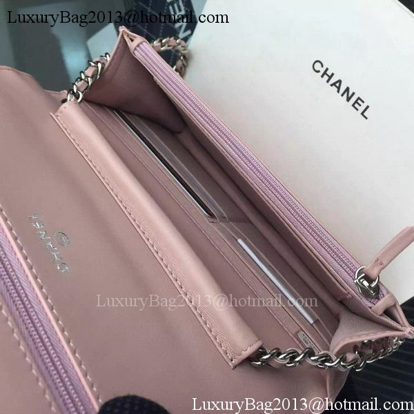 Chanel Flap Shoulder Bag Cannage Pattern A5373 Pink