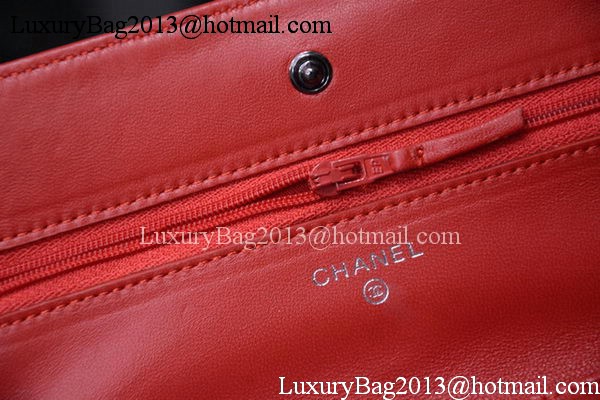 Boy Chanel mini Flap Bags Bright Cannage Pattern A33815 Red