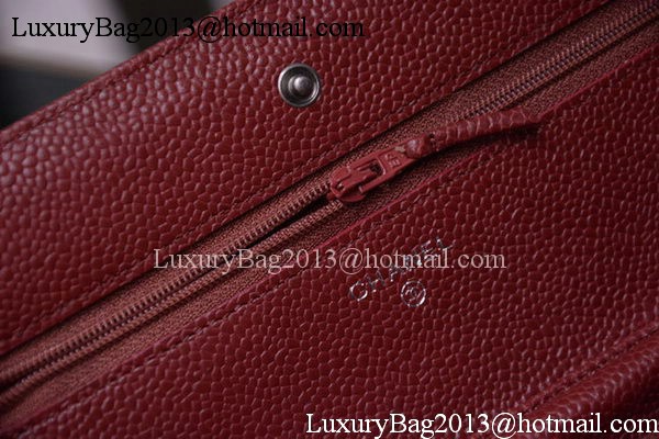 Boy Chanel mini Flap Bags Cannage Pattern A33815 Burgundy