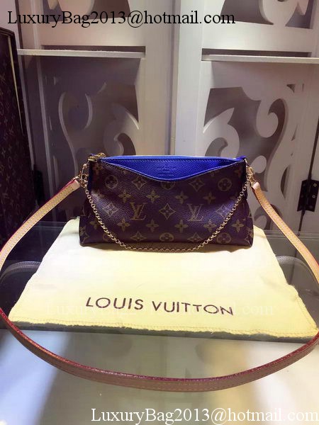 Louis Vuitton Monogram Canvas PALLAS CLUTCH M41638 Blue