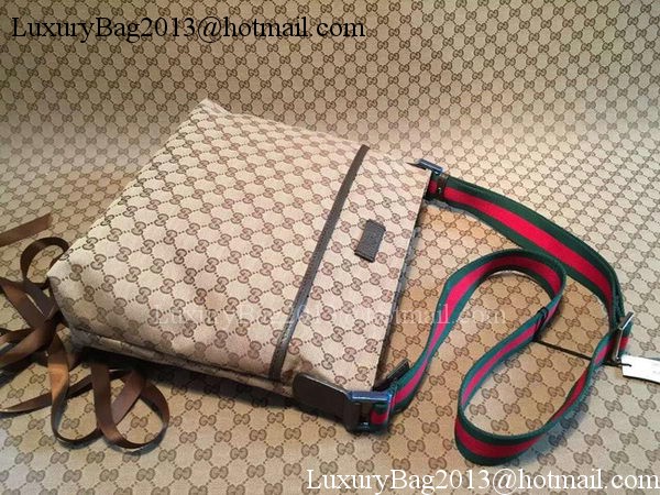 Gucci GG Canvas Medium Messenger Bags 189751 Brown