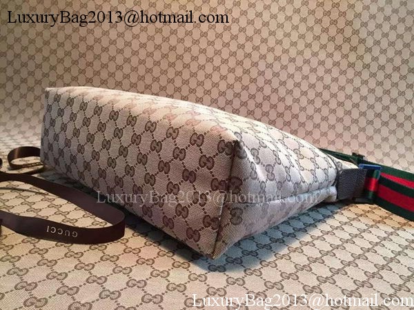 Gucci GG Canvas Medium Messenger Bags 189751 Brown