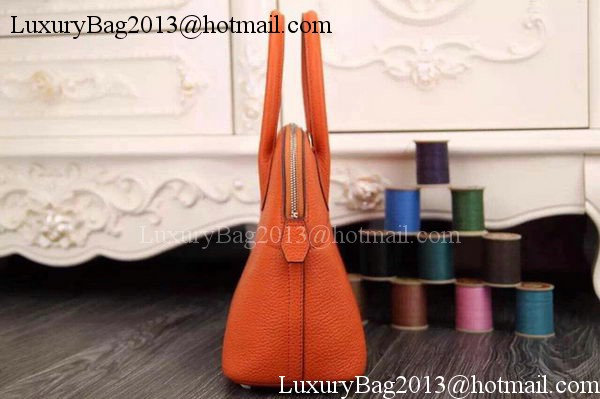 Hermes Bolide 37CM Calfskin Leather Tote Bag B1004 Orange