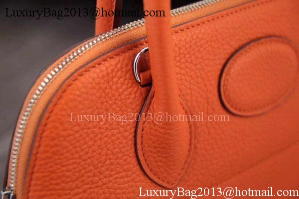 Hermes Bolide 37CM Calfskin Leather Tote Bag B1004 Orange