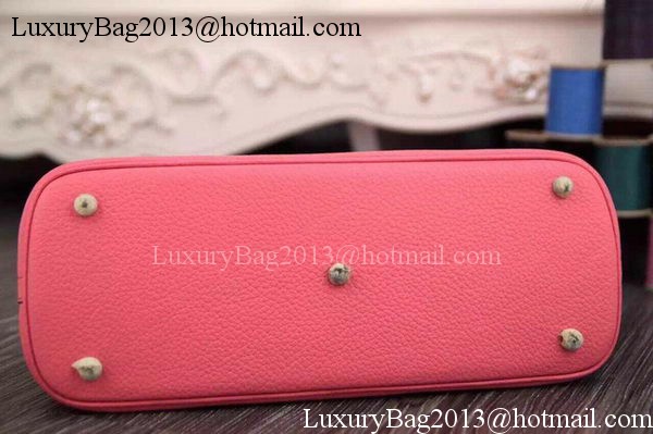 Hermes Bolide 37CM Calfskin Leather Tote Bag B1004 Pink