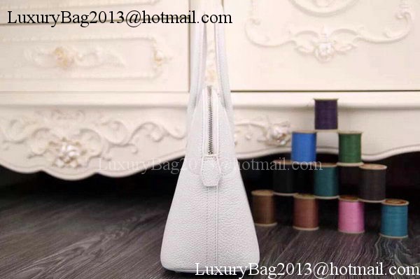 Hermes Bolide 37CM Calfskin Leather Tote Bag B1004 White