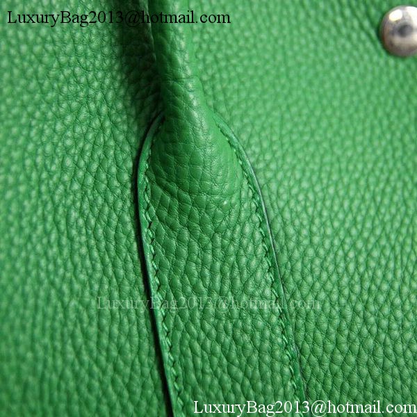 Hermes Garden Party 36cm 30cm Tote Bag Original Leather Green