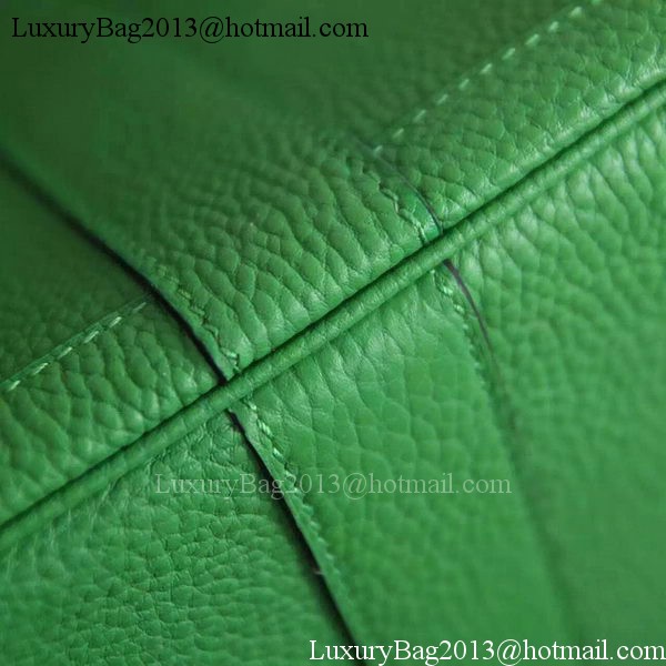 Hermes Garden Party 36cm 30cm Tote Bag Original Leather Green