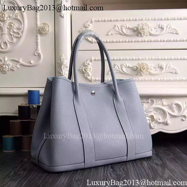 Hermes Garden Party 36cm 30cm Tote Bag Original Leather SkyBlue