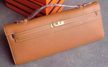 Hermes Kelly 31cm Clutch Epsom Leather KL31 Wheat