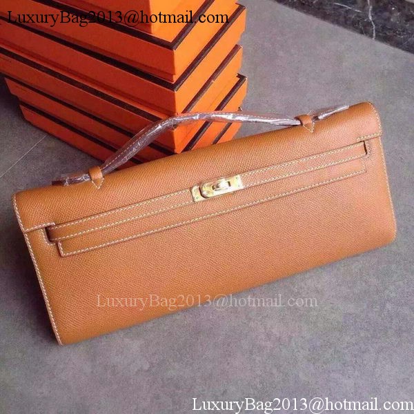 Hermes Kelly 31cm Clutch Epsom Leather KL31 Wheat