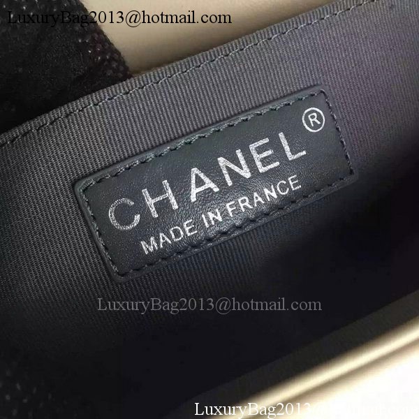 Boy Chanel Flap Bag Original Chevron Nubuck Leather A5708 Apricot