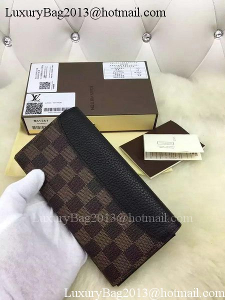 Louis Vuitton Damier Ebene Canvas NORMANDY WALLET N61261