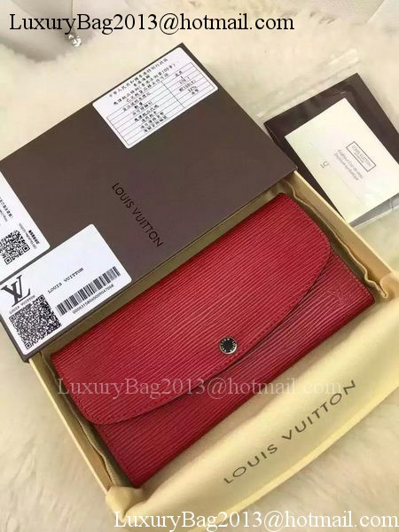 Louis Vuitton Epi Leather EMILIE WALLET M60852 Coquelicot