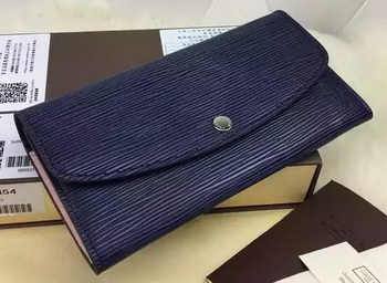 Louis Vuitton Epi Leather EMILIE WALLET M60854 Indigo