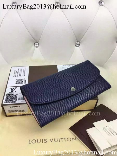 Louis Vuitton Epi Leather EMILIE WALLET M60854 Indigo