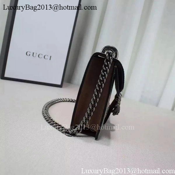 Gucci Dionysus GG Supreme Shoulder Bag 421970 Apricot