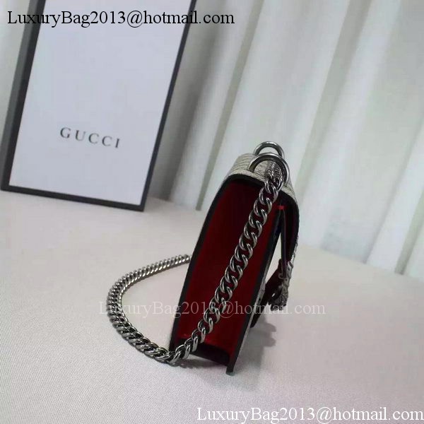 Gucci Dionysus GG Supreme Shoulder Bag 421970 Red