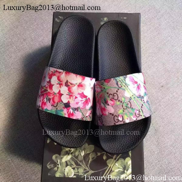 Gucci Slippers Leather GG759 Bloom