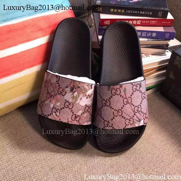 Gucci Slippers Leather GG759 Rose