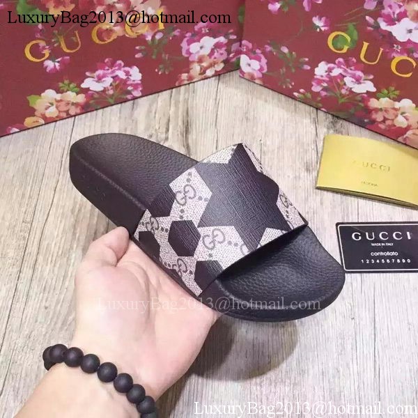 Gucci Slippers Leather GG763 Pentagramme