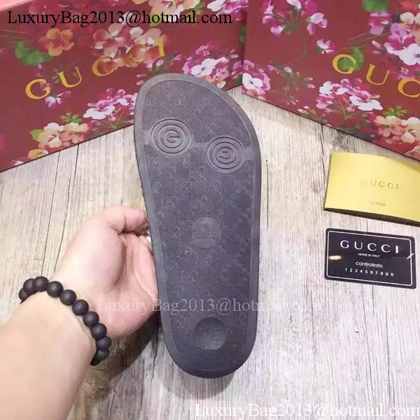 Gucci Slippers Leather GG763 Tiger